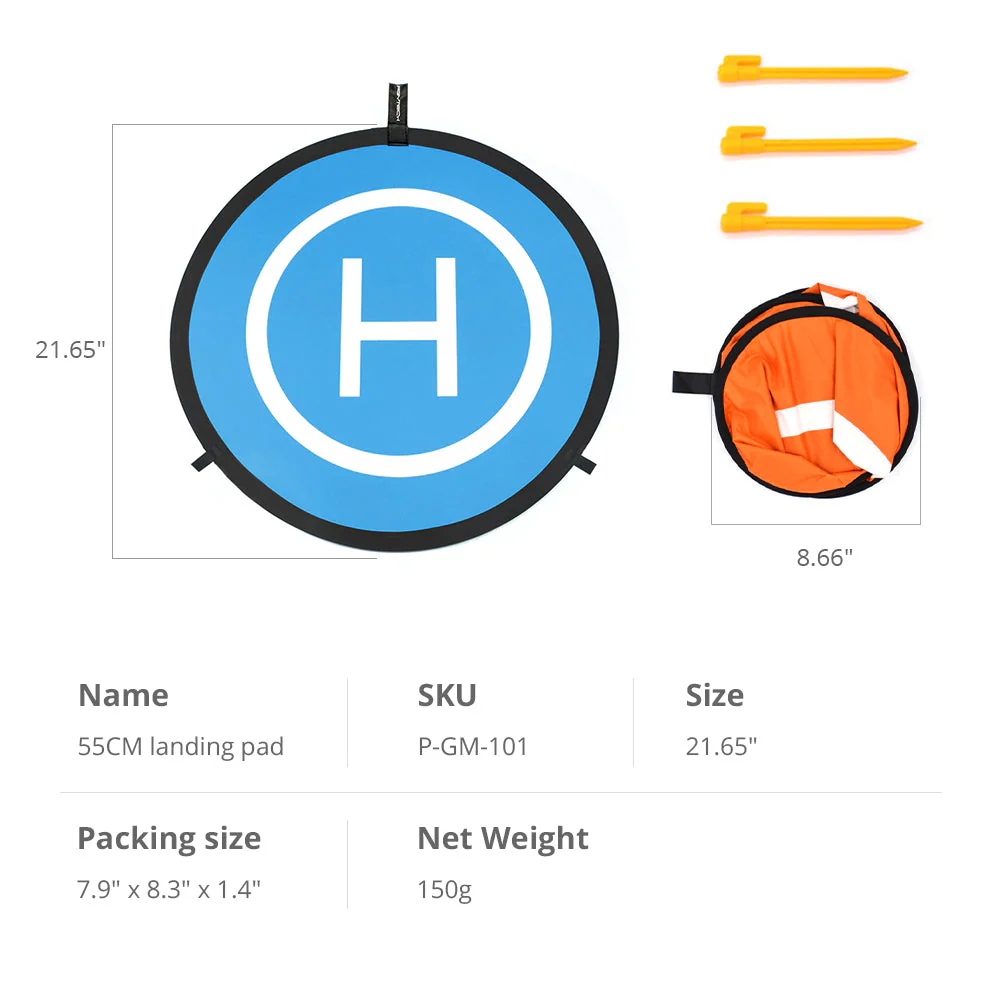 55CM/75CM/110CM Landing Pad for DJI Drones - Image 8