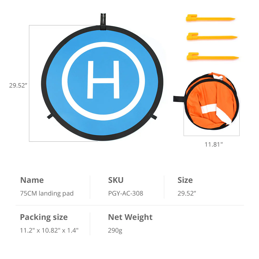 55CM/75CM/110CM Landing Pad for DJI Drones - Image 9