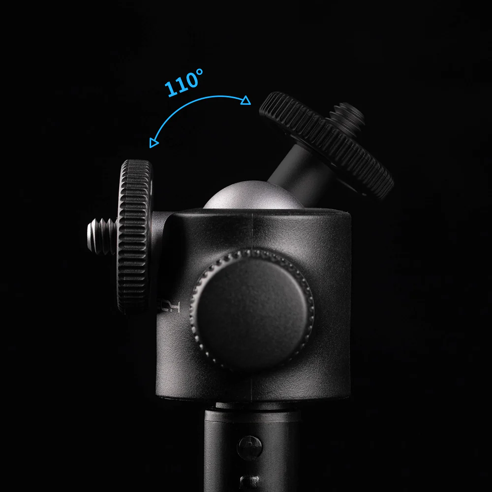 Cold Shoe Phone Holder & Extension Pole Tripod & Phone Extension Pole Tripod Set - Image 13