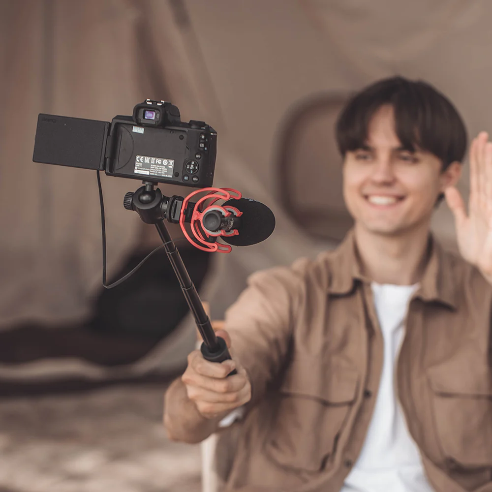 Cold Shoe Phone Holder & Extension Pole Tripod & Phone Extension Pole Tripod Set - Image 7