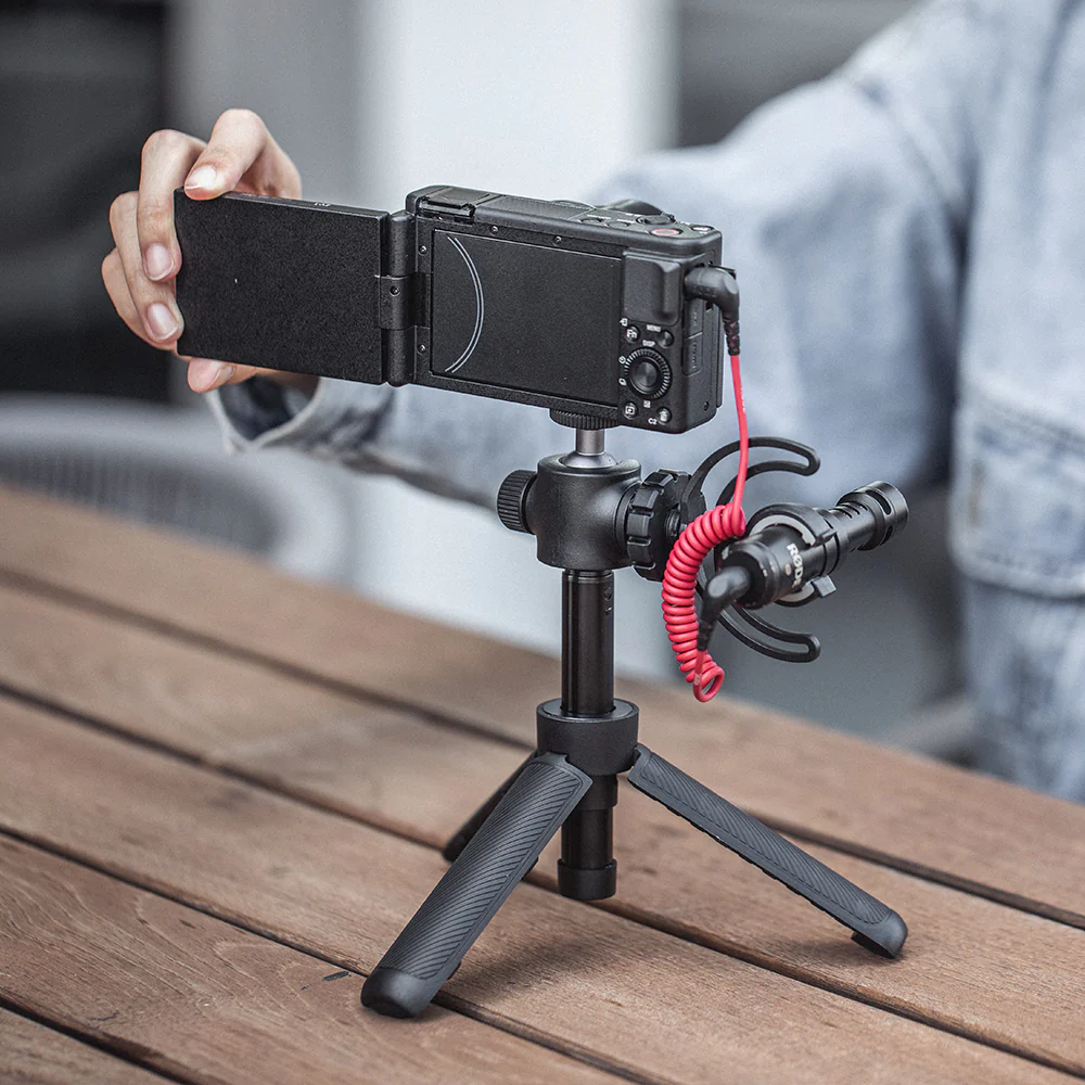 Cold Shoe Phone Holder & Extension Pole Tripod & Phone Extension Pole Tripod Set - Image 8